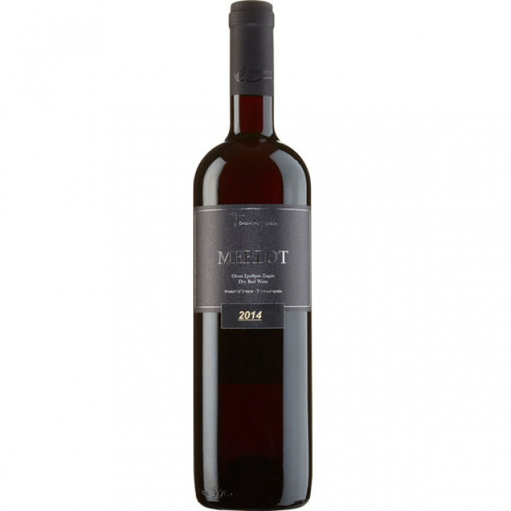 Merlot Rot trocken (750ml) Tatakis