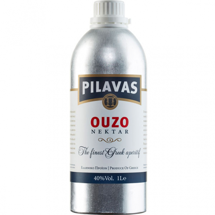 Ouzo Nektar Alu Flasche (1L) Pilavas