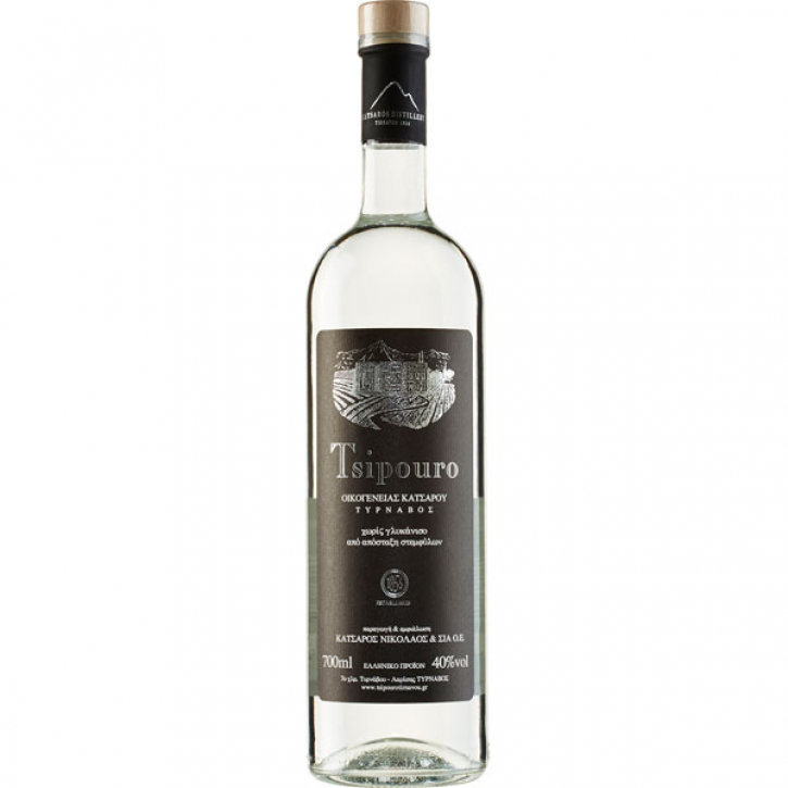 Tsipouro Tirnavou ohne Anis (700ml) Katsaros