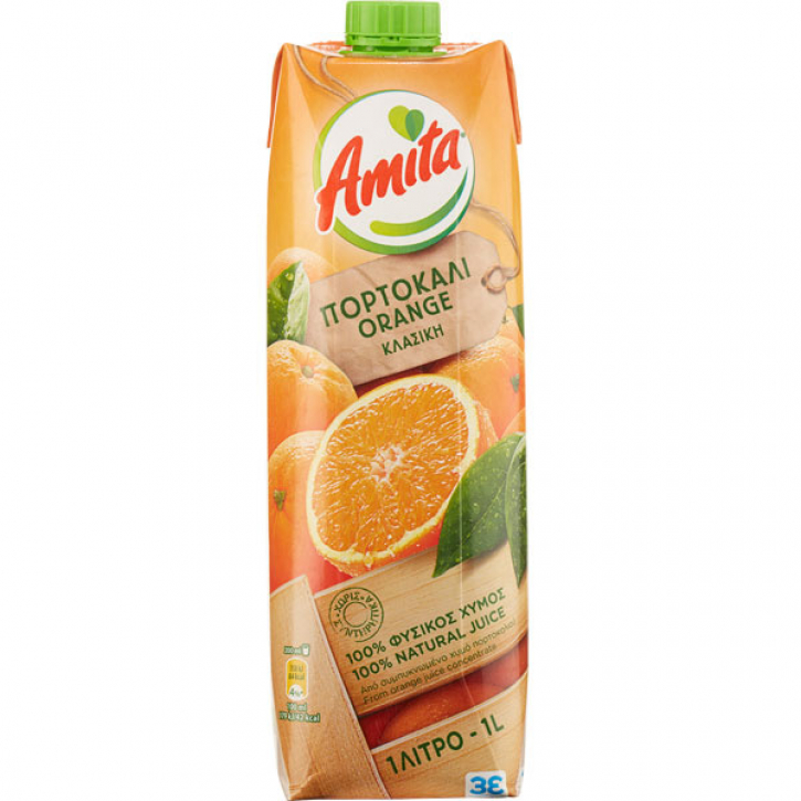 Orangenfruchtsaft 100% (1000ml) Amita