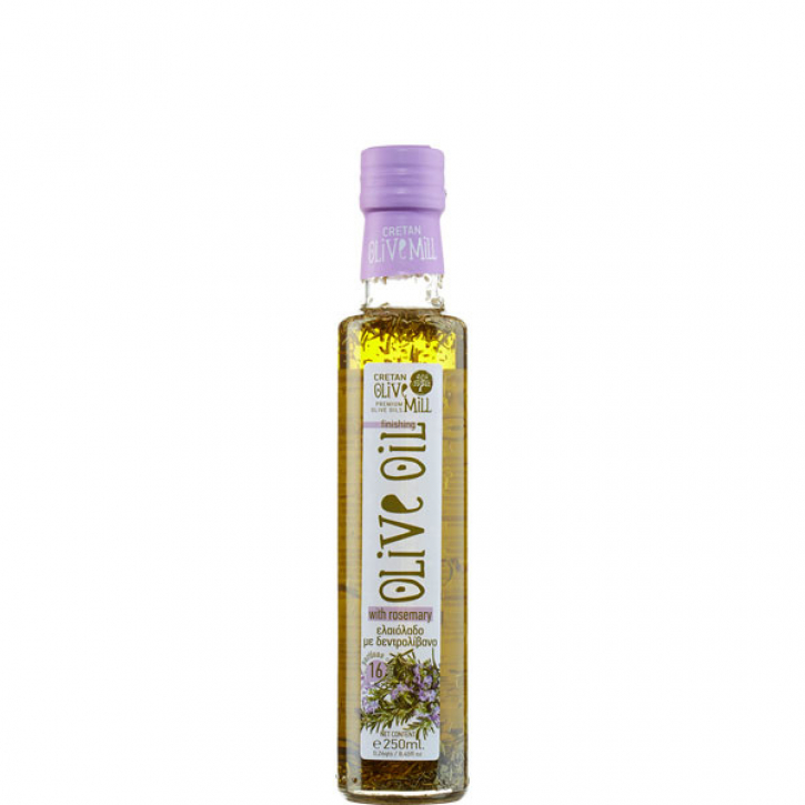 Olivenöl Extra Nativ mit Rosmarin (250ml) Cretan Olive Mill