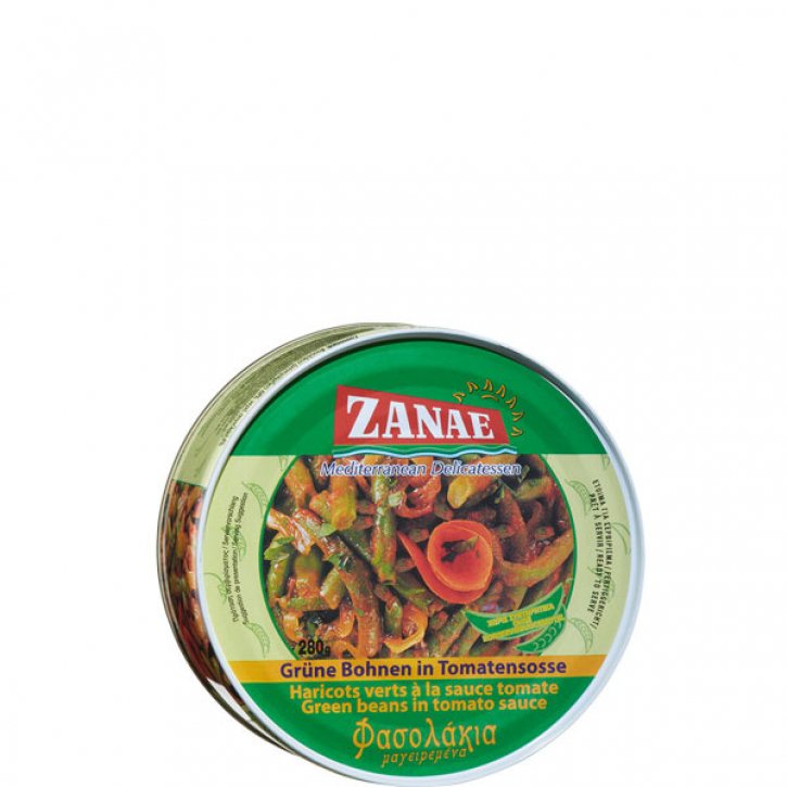 Grüne Bohnen in Tomatensauce Fasolakia (280g) Zanae