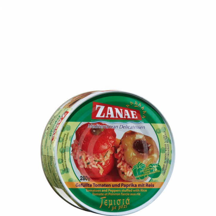 Gefüllte Tomaten und Paprika mit Reis (280g) Zanae