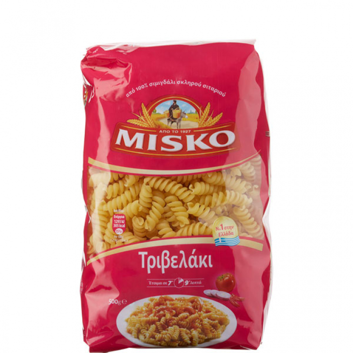 Nudeln Trivelaki Twirls (500g) Misko