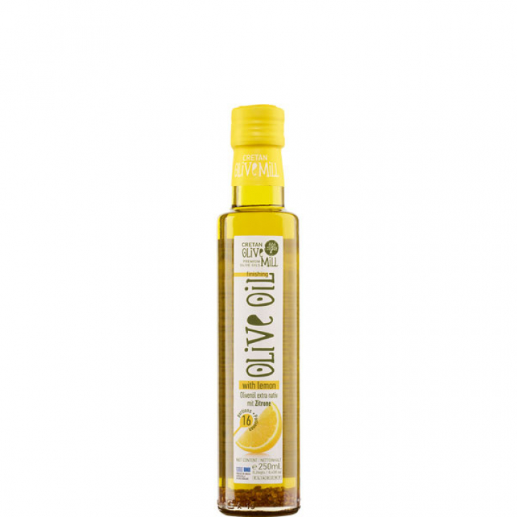 Olivenöl Extra Nativ mit Zitrone (250ml) Cretan Olive Mill