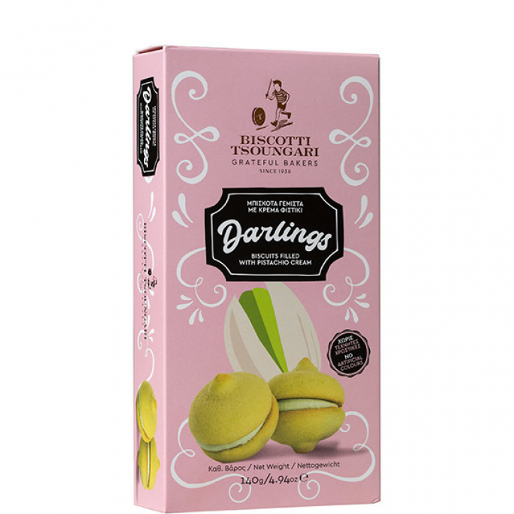 Darlings gefüllt mit Pistaziencreme (140g) Biscotti