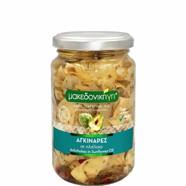 Artischocken mariniert in Öl (360g) Makedoniki Gi