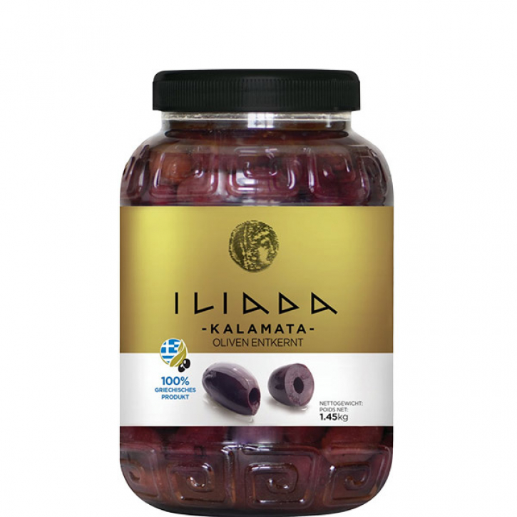 Oliven Kalamata ohne Kern Iliada (800g) Agro Vim