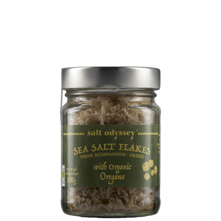 Salz Flocken mit Oregano (100g) Salt Odyssey
