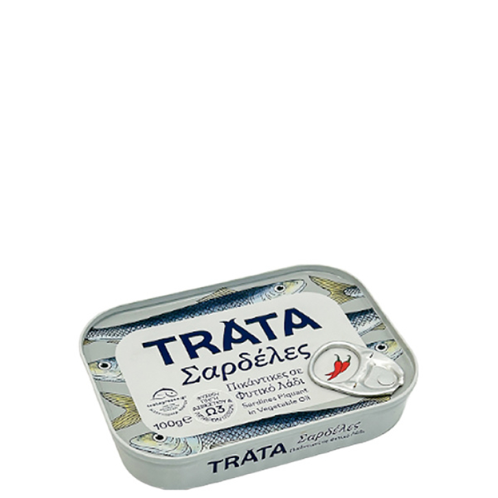 Sardinen in pikanter Sauce (100g) Trata