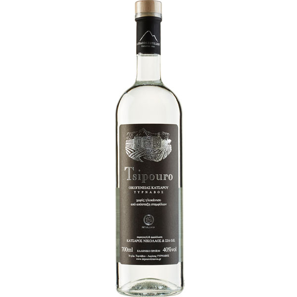 Tsipouro Tirnavou ohne Anis (700ml) Katsaros