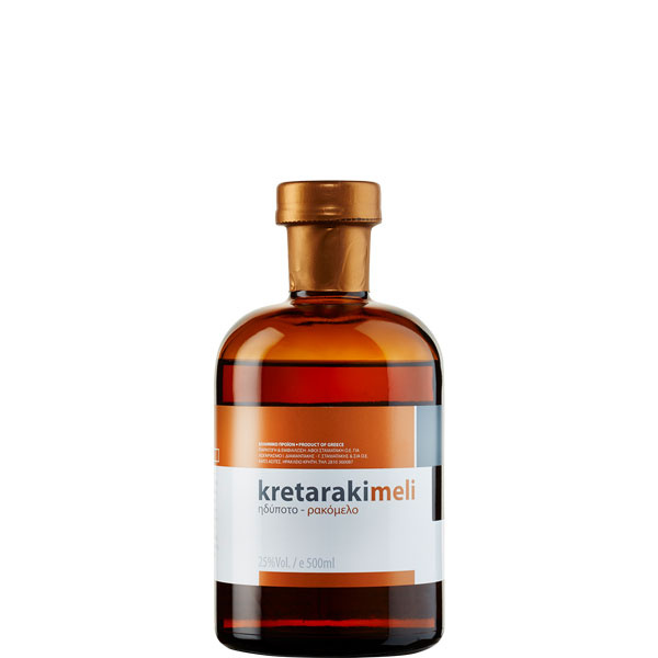 Tsikoudia Kretaraki mit Honig Rakomelo (500ml)