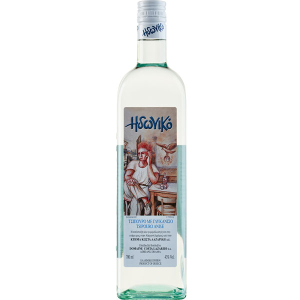 Tsipouro Idoniko mit Anis (700ml) Costa Lazaridi