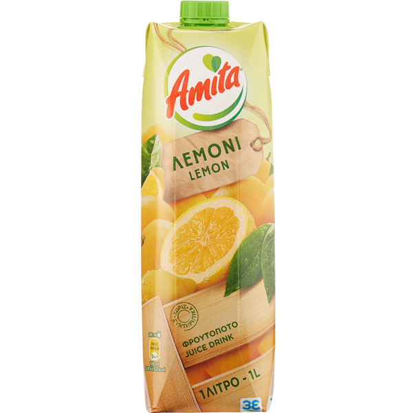 Zitronensaftgetränk 12% (1000ml) Amita