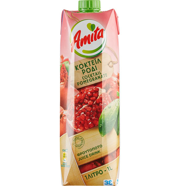 Granatapfel Mehrfruchtsaftgetränk 43% (1000ml) Amita