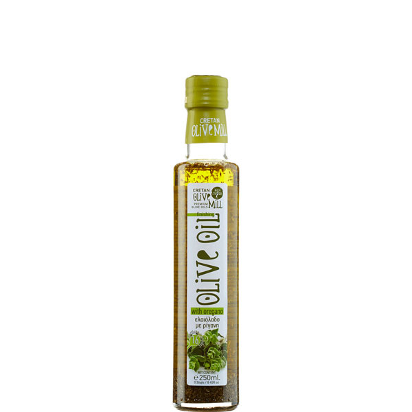 Olivenöl Extra Nativ mit Oregano (250ml) Cretan Olive Mill