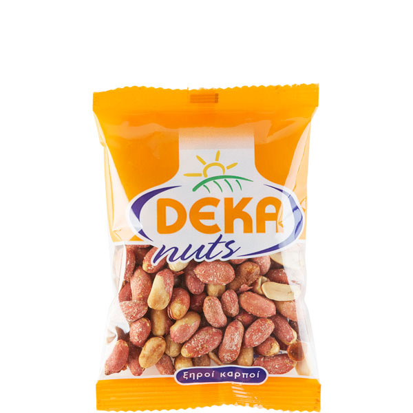 Erdnüsse geröstet mit Haut (100g) Deka Nuts