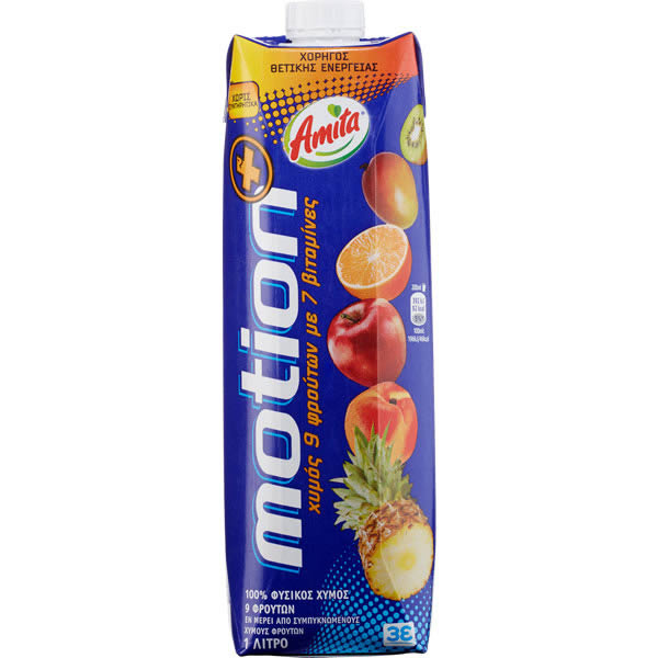 Motion Mehrfruchtsaft 100% (1000ml) Amita