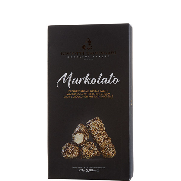 Markolato Röllchen mit Tahinipaste (170g) Biscotti