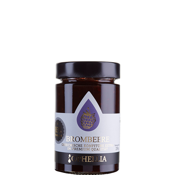 Konfitüre Extra Brombeere 85% (230g) Ophellia