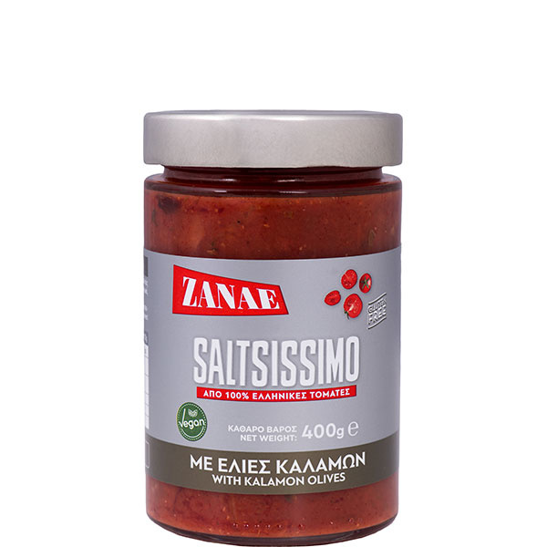 Tomatensauce mit Kalamata Oliven (400g) Zanae
