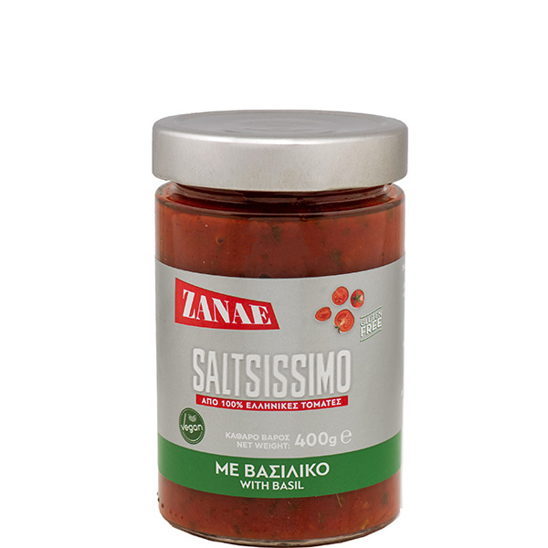 Tomatensauce mit Basilikum (400g) Zanae