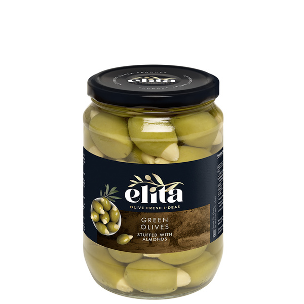 Oliven grün gef. mit Mandel (400g) Elita